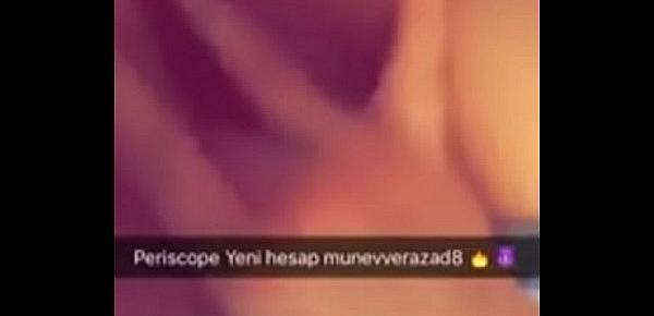  turkish slut muenevver snapchat cumpilation